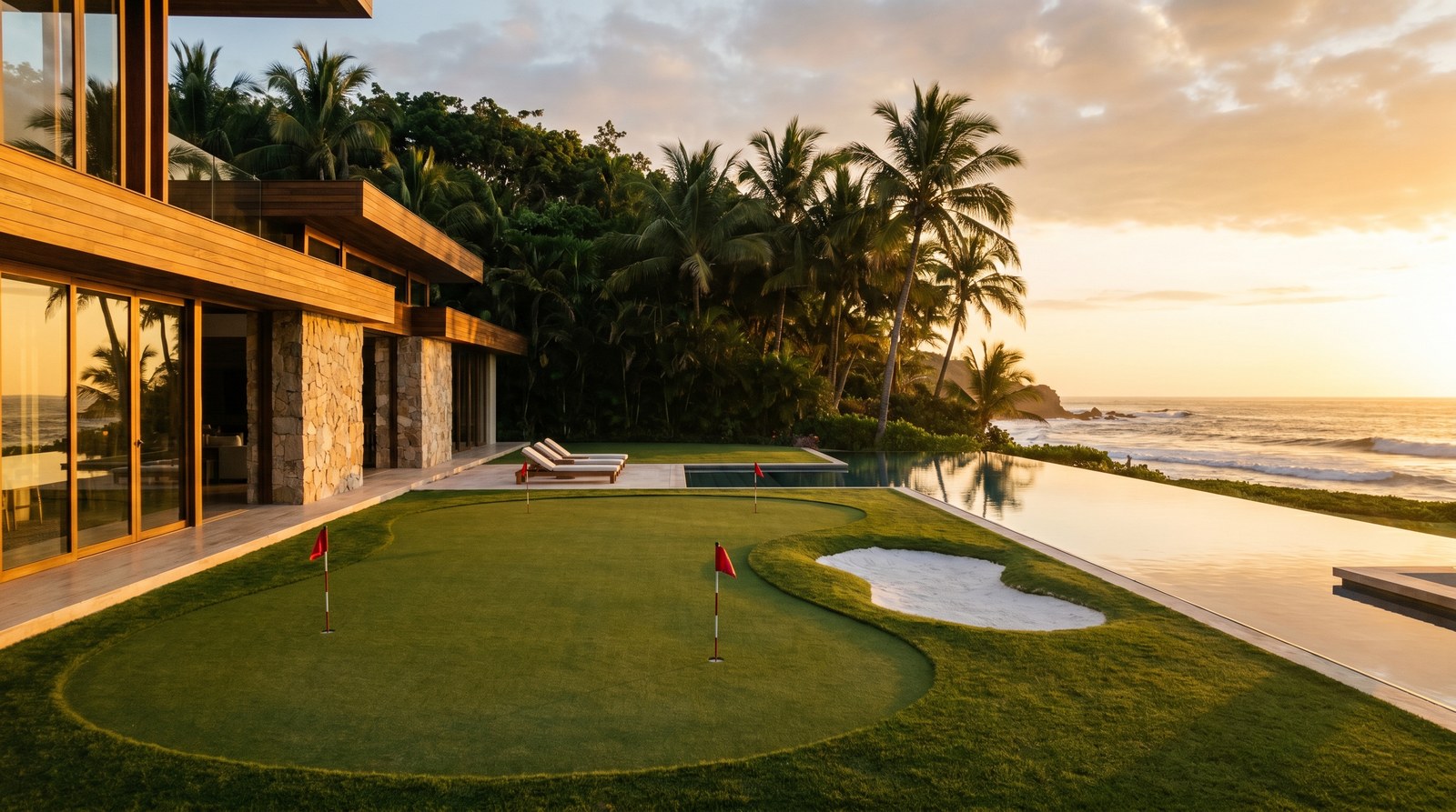 Putting greens en Punta Mita, Sayulita y Riviera Nayarit — oceanfront Pacífico premium
